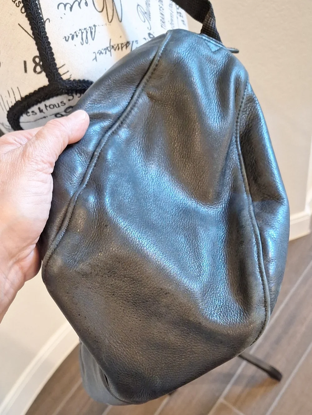 Vintage CP LL Bean x Ameribag Black Leather Healthy Sling Bag